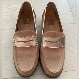 Rose Gold Sperry Loafer